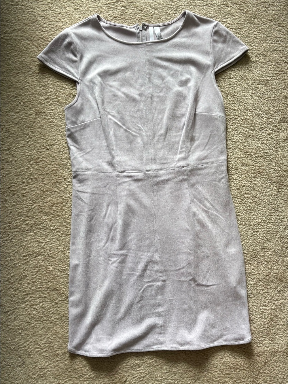 Kensie Soft Lavender Crewneck Sheath Dress